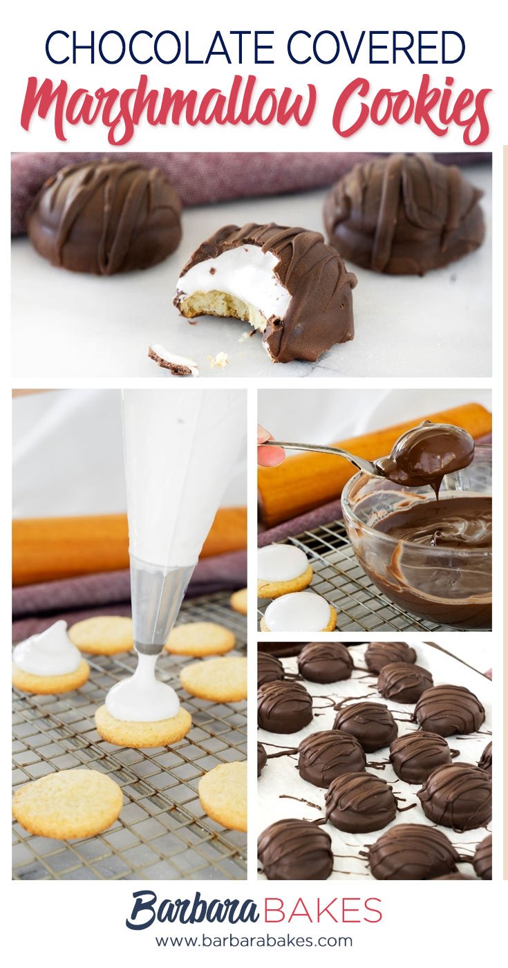 pinterest button for chocoalte covered marshmallow cookies