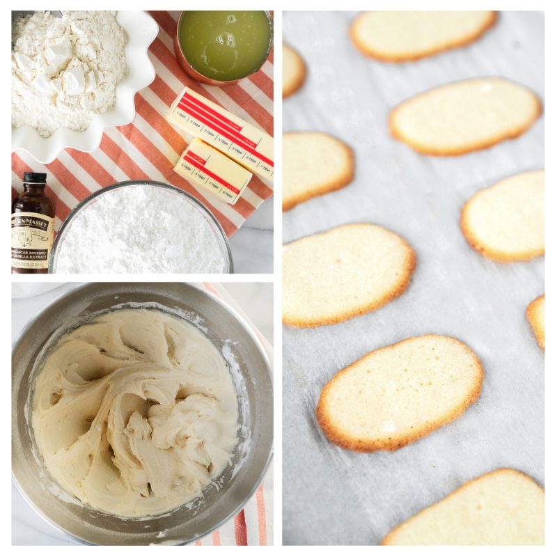 steps and ingredients for homemade milano cookies