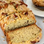 slices of banana bread with nuts