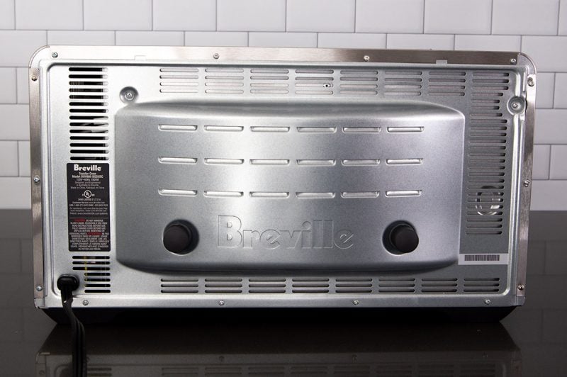 Back of the Breville Smart Oven Air Fryer