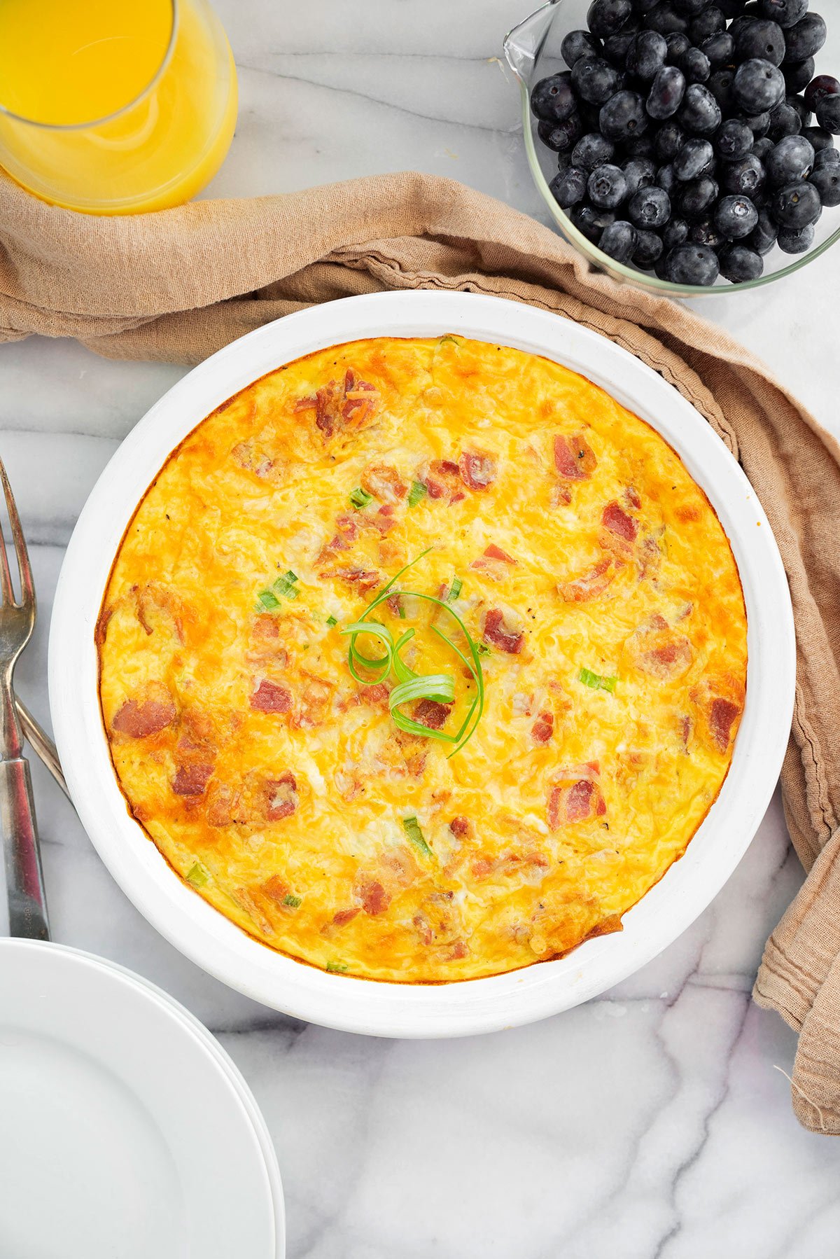 baked hash brown quiche