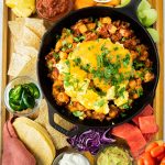 breakfast hash taco board