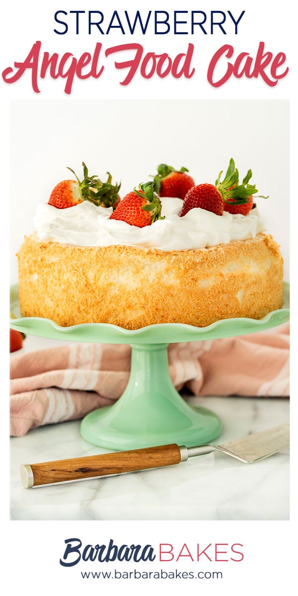 pinterest button for angel food cake