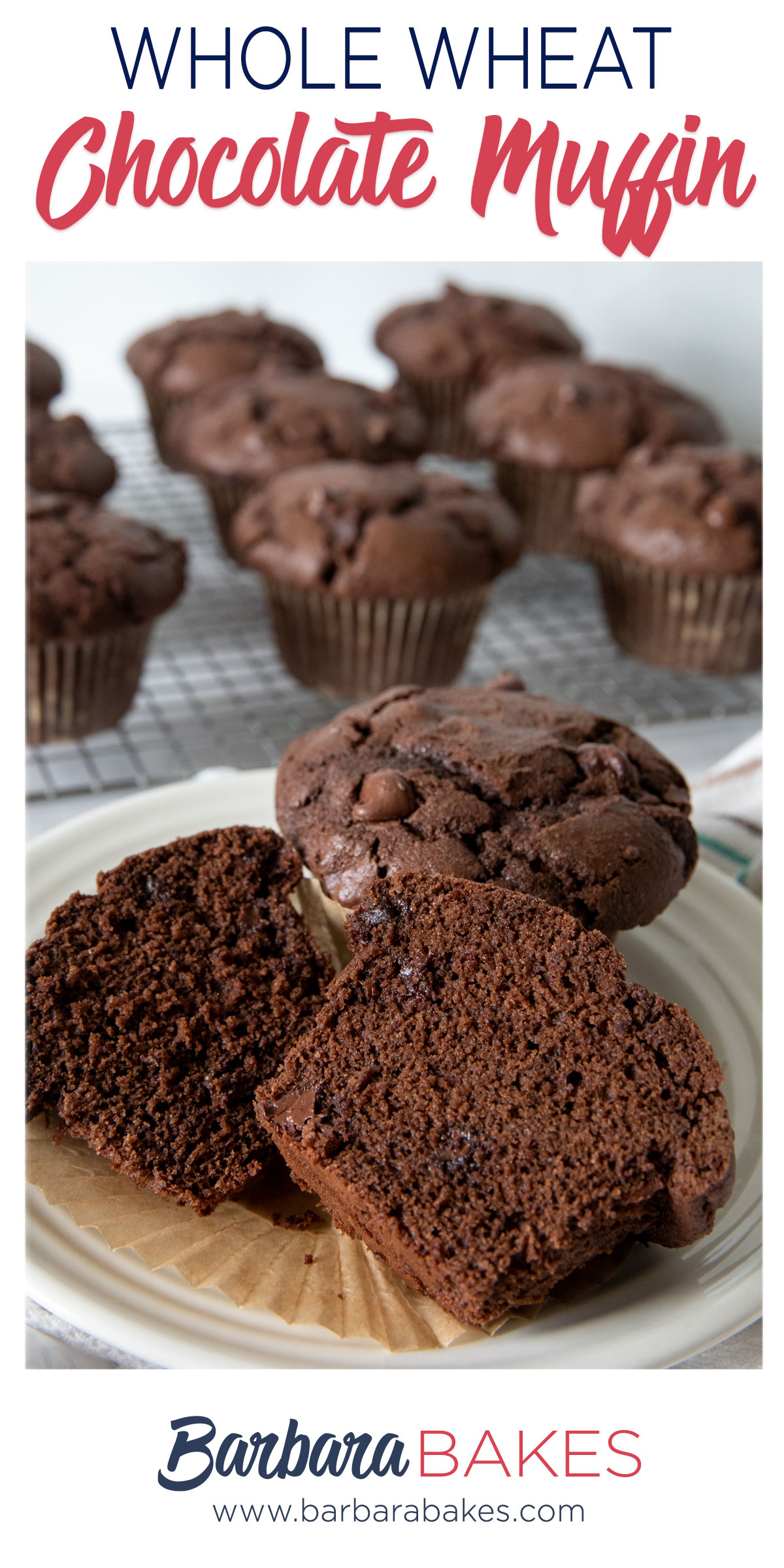 pinterest button for double chocoalte chip muffins