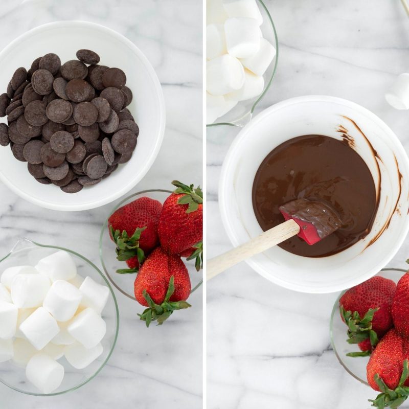 chocolate fondue ingredients