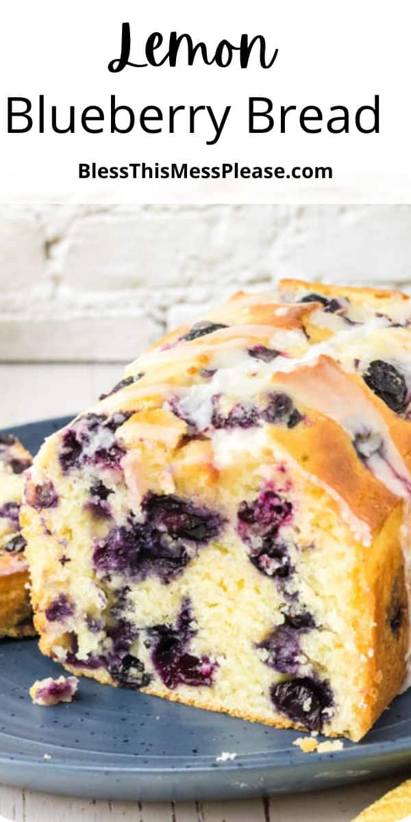 Lemon Blueberry Bread is almost too good to be true. It is light, fluffy and bursting with flavor from fresh lemons and berries.  via @barbarabakes
