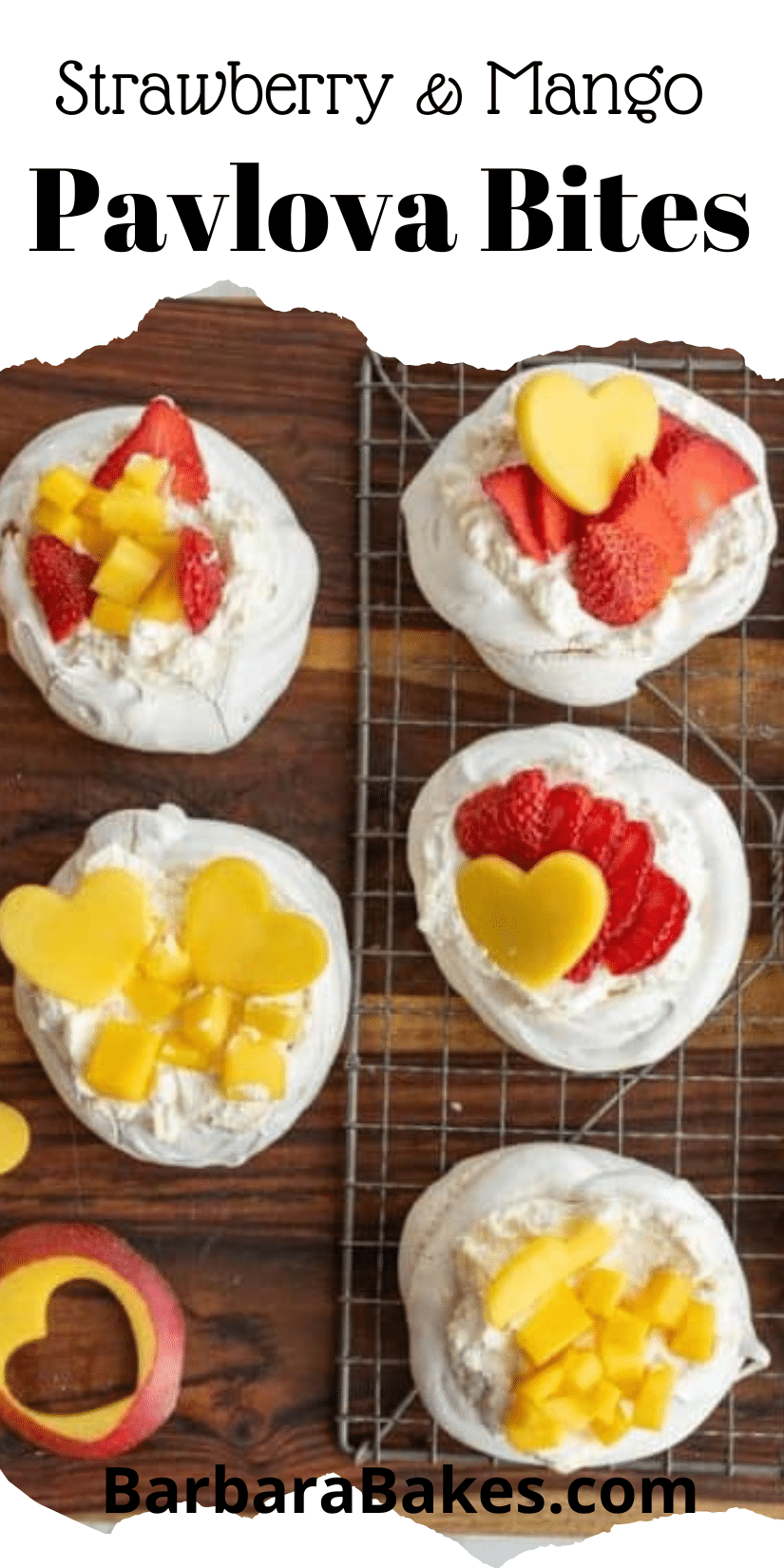 Mini Pavlova is an individual serving dessert that is beautiful, dainty and way easier to make than you think! via @barbarabakes