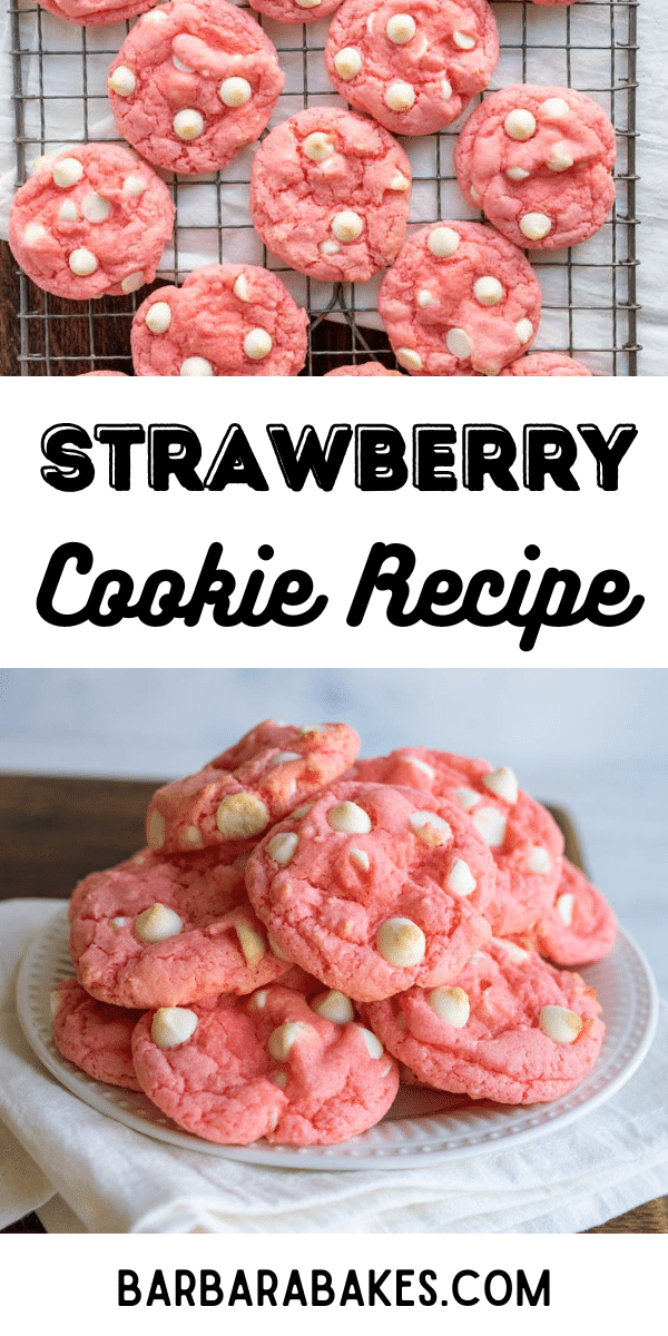 If you're someone who loves baked goods but doesn't always have the time or energy to make them from scratch, then you're going to love this recipe for homemade Strawberry Cookies using a cake mix! These cookies are quick, easy, and super tasty, making them a favorite for many people. via @barbarabakes