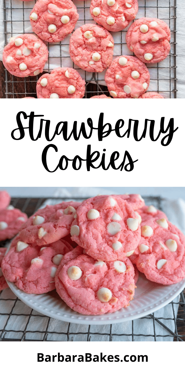 If you're someone who loves baked goods but doesn't always have the time or energy to make them from scratch, then you're going to love this recipe for homemade Strawberry Cookies using a cake mix! These cookies are quick, easy, and super tasty, making them a favorite for many people. via @barbarabakes