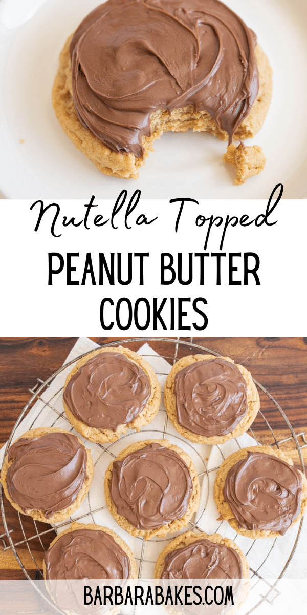 These delectable Peanut Butter Nutella Cookies are a delightful fusion of rich, nutty flavors, creamy textures, and irresistible sweetness. via @barbarabakes