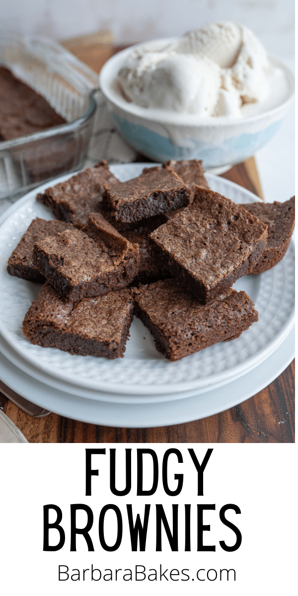 Fudgy brownies are the ultimate chocolate treat, boasting a dense and moist texture that melts in your mouth with every delectable bite. via @barbarabakes