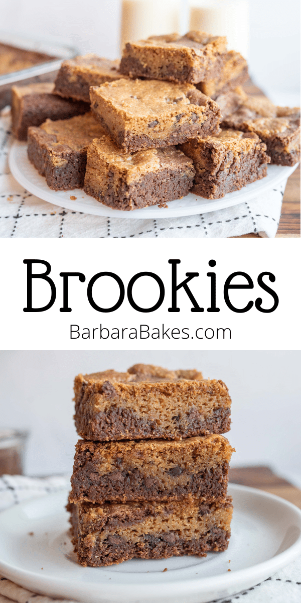 Brookies are a delicious dessert that combines the best of both worlds – the gooey richness of brownies and the chewy delight of cookies. via @barbarabakes