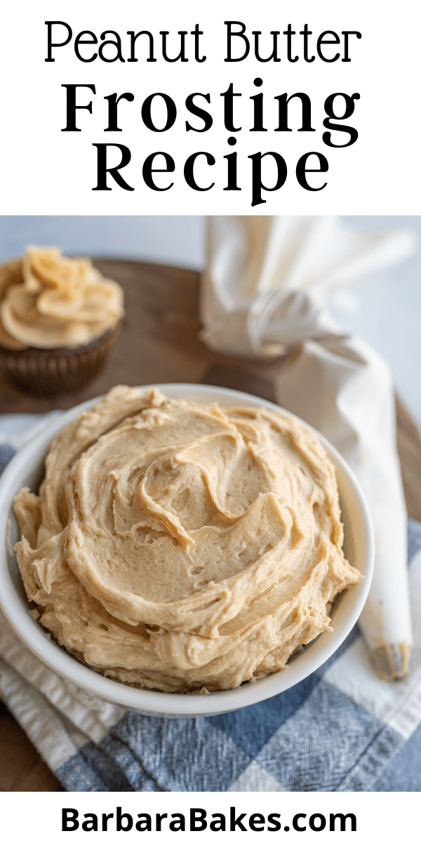 Peanut butter frosting offers a richly creamy and enchantingly nutty flavor, providing a delightful enhancement to numerous desserts. via @barbarabakes