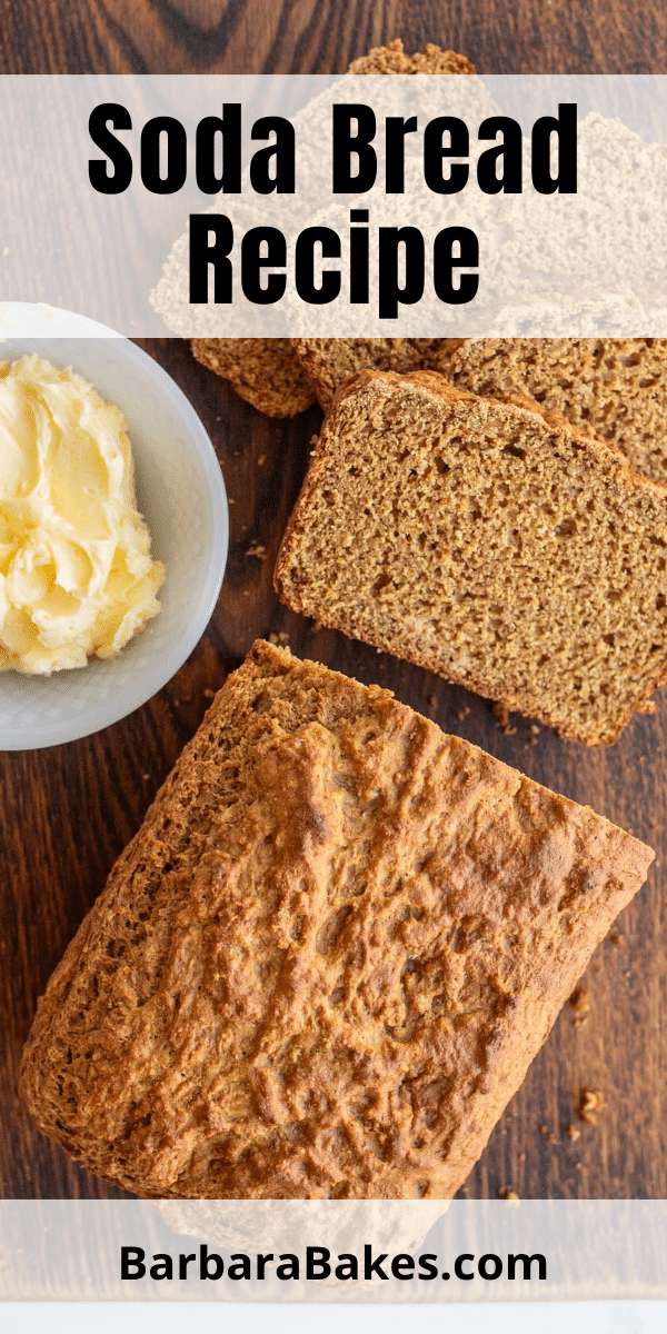 Soda bread is a quick and rustic bread, leavened with baking soda, known for its simplicity and deliciously hearty flavor. via @barbarabakes