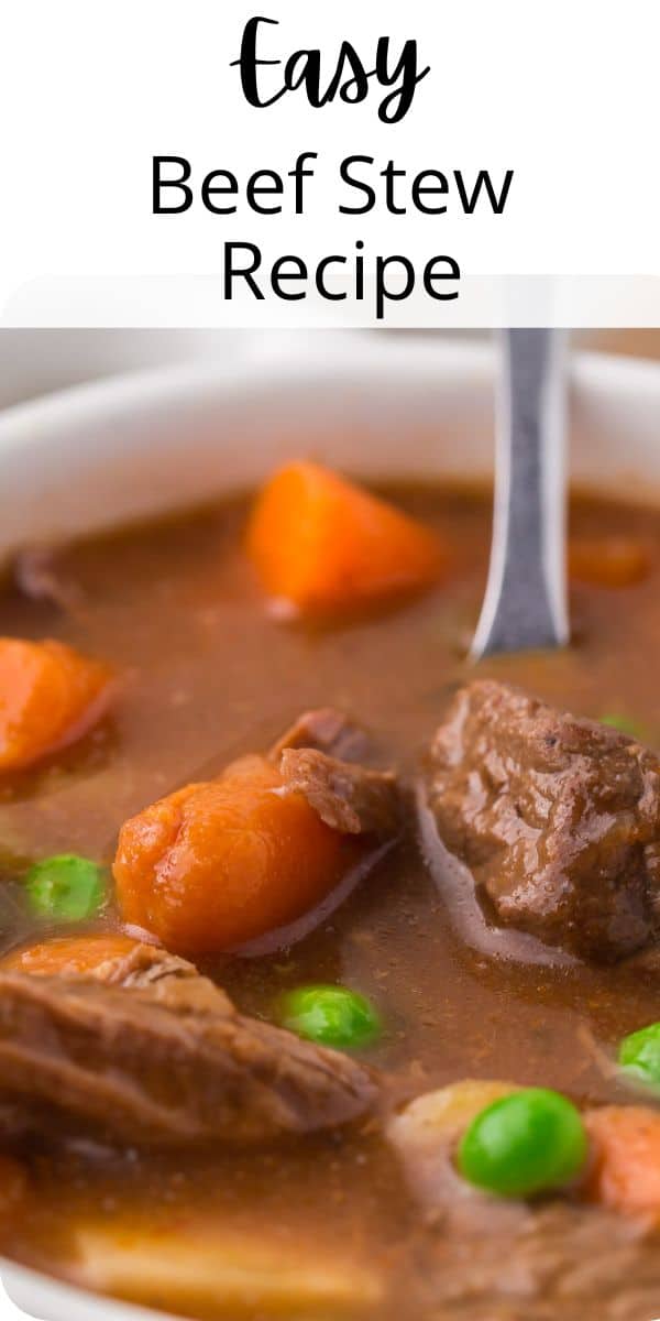 Round Steak Beef Stew is a perfect combination of steak and vegetables, in a rich gravy. A delicious, hearty recipe that is a meal in a bowl. via @barbarabakes