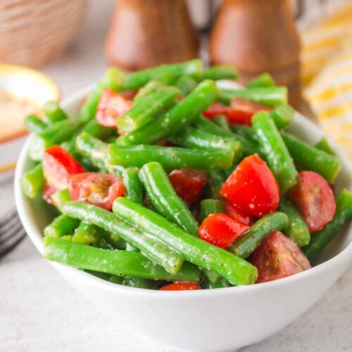 cold green bean salad with italian dressing Cold Italian Green Bean Salad